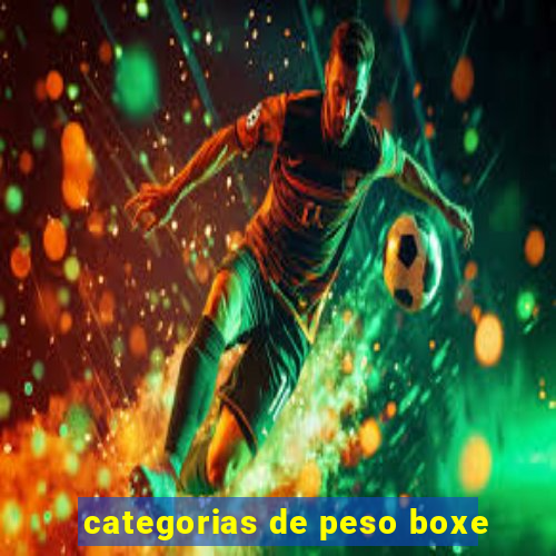 categorias de peso boxe